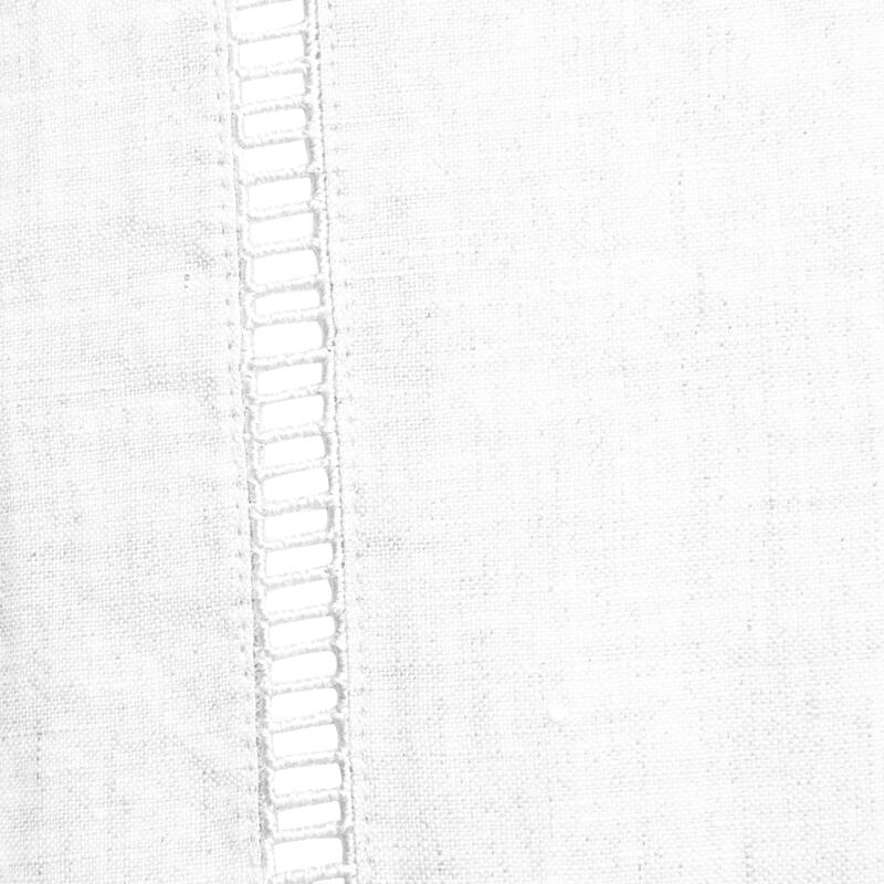 Belgian Flax Linen Collection Ladder Hemstitch Pillowcases/Euro Shams