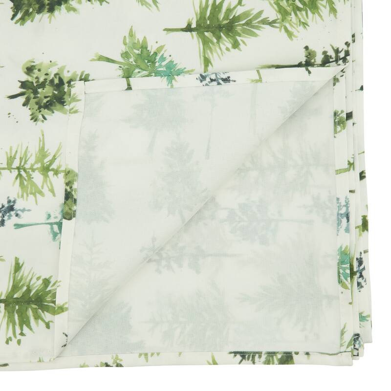 Tablecloth With Forest Trees Design