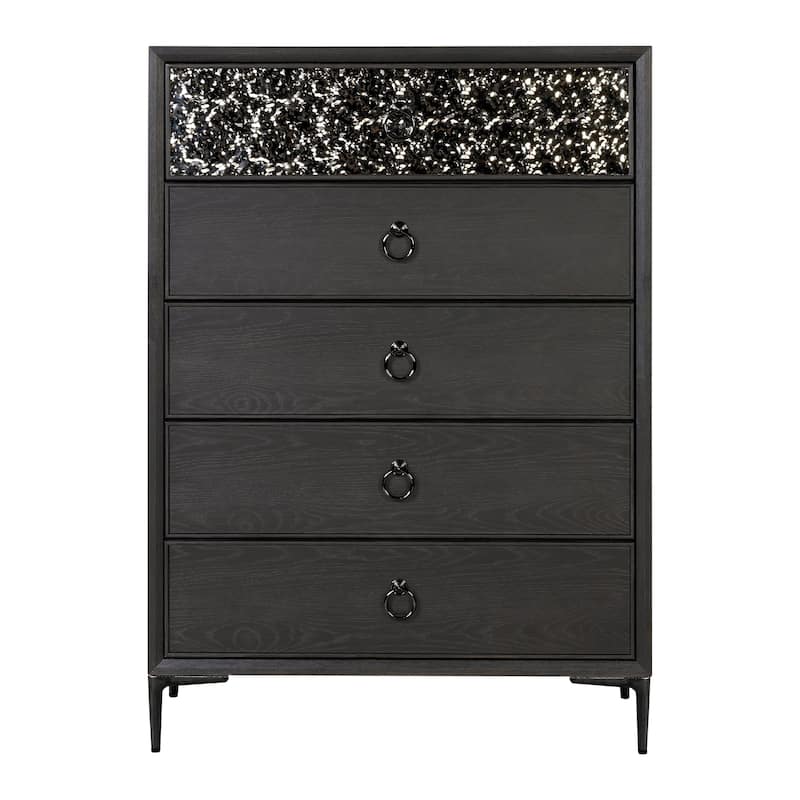 Furniture of America Fable Modern 3-Piece Solid Wood Chest and 2-Nightstand Bedroom Set