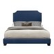 preview thumbnail 10 of 12, Modern Nailhead Trim Upholstered Platform Bed Frame