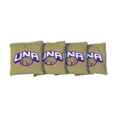 North Alabama Lions Yellow Cornhole Bags