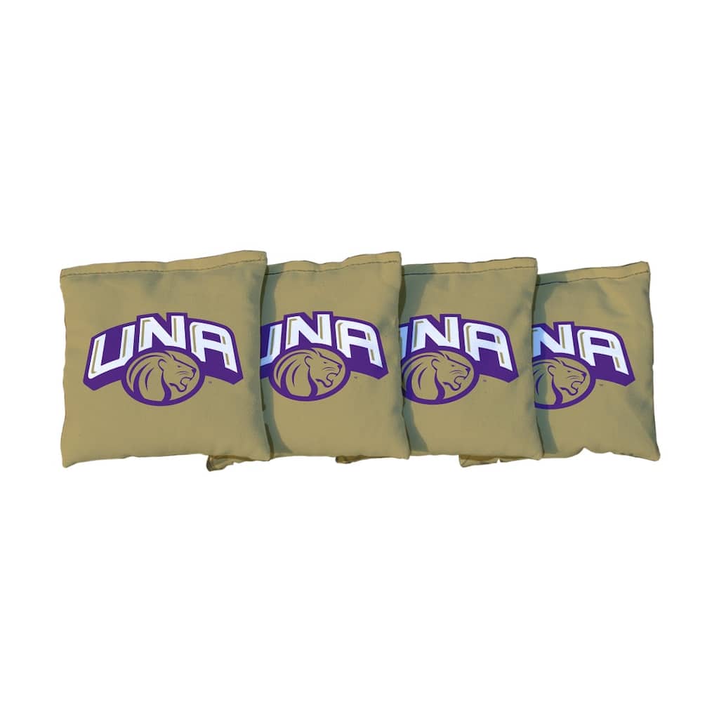 North Alabama Lions Yellow Cornhole Bags