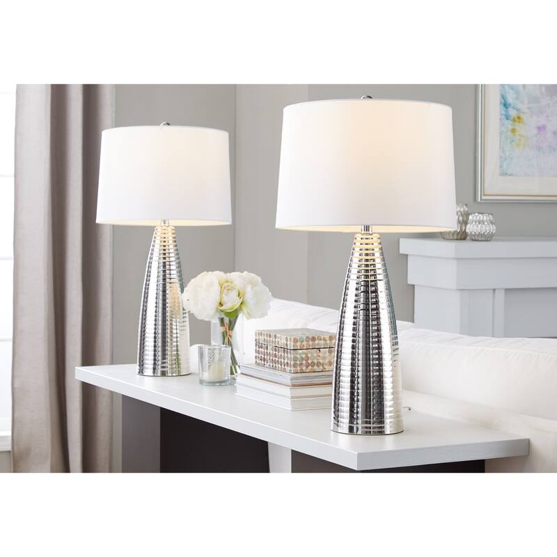 Porch & Den Maggie 27.75" Metal Table Lamp (Set of 2)