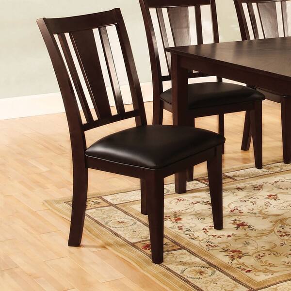 Shop Furniture Of America Vays Modern Brown Solid Wood 7 Piece