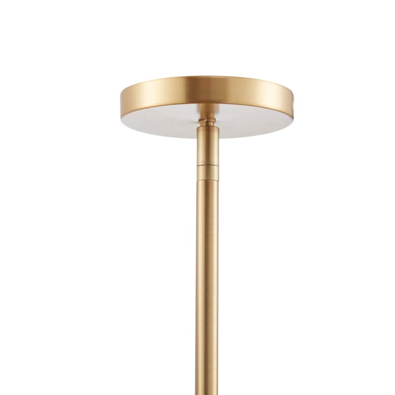 INK+IVY Isla Dimmable Layered Capiz Chandelier