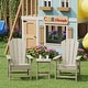 preview thumbnail 170 of 194, Laguna Kids Outdoor Poly Adirondack Chair With Side Table 3-Piece Set