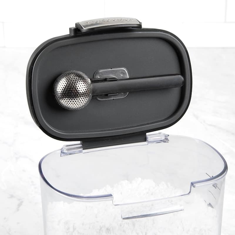 ProKeeper+ 9 Piece Clear Plastic Airtight Food Flour and Sugar Baker's Kitchen Storage Organization Container