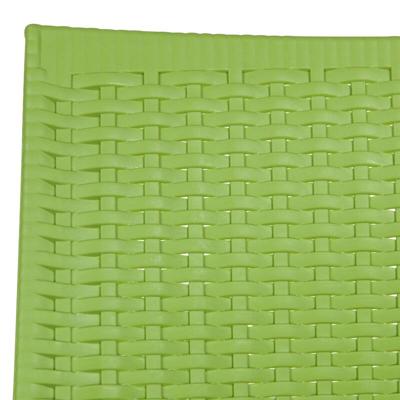 Mace Outdoor Wicker-Style Weather-Resistant and Stackable Dining Chair for Patios, Cafes, Indoor and Outdoor