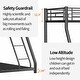 preview thumbnail 5 of 13, Black Bunk Bed Noise Reduced Bed, CPC Certified, Twin over Full