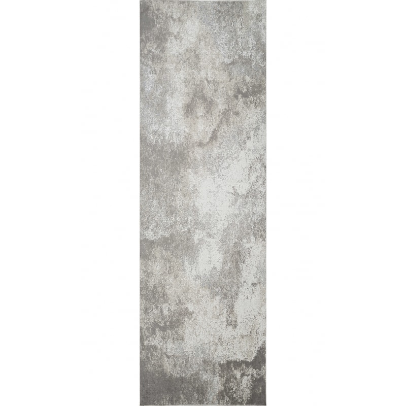 Machine Washable Henry Rug - 2'6" x 8'0" - Ivory/Grey