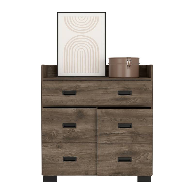 Dresser for Living Room ,Apartment, Bedroom, Dark Brown