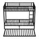 preview thumbnail 11 of 51, Metal Bunk Bed with Twin Size Trundle