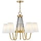 preview thumbnail 2 of 0, Hinkley Lighting Aston 5 Light 28" Wide Chandelier