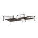 preview thumbnail 5 of 10, Full over Full Bunk Bed Metal Bunk Bed Frame with Ladder & Full-Length Guardrails, Convertible to 2 Full Size Single Beds