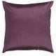 preview thumbnail 1 of 0, Artistic Weavers Chic 22-inch Square Silky Decorative Pillow Cover with Poly Insert Prune Purple