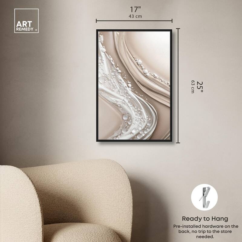 Viscous Veils I Canvas by Art Remedy