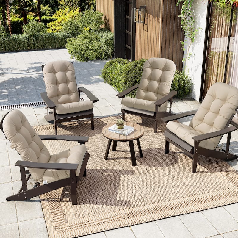 Outdoor Adirondack Chair Cushion Rocking Chair Cushions Thickened Patio Chair Pad with Sunbrella