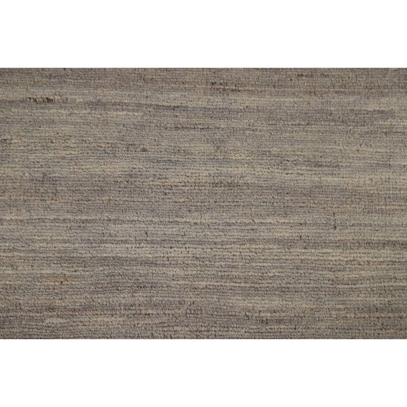 Striped Gabbeh Modern Foyer Rug Handmade Wool Carpet - 2'8"x 3'11"