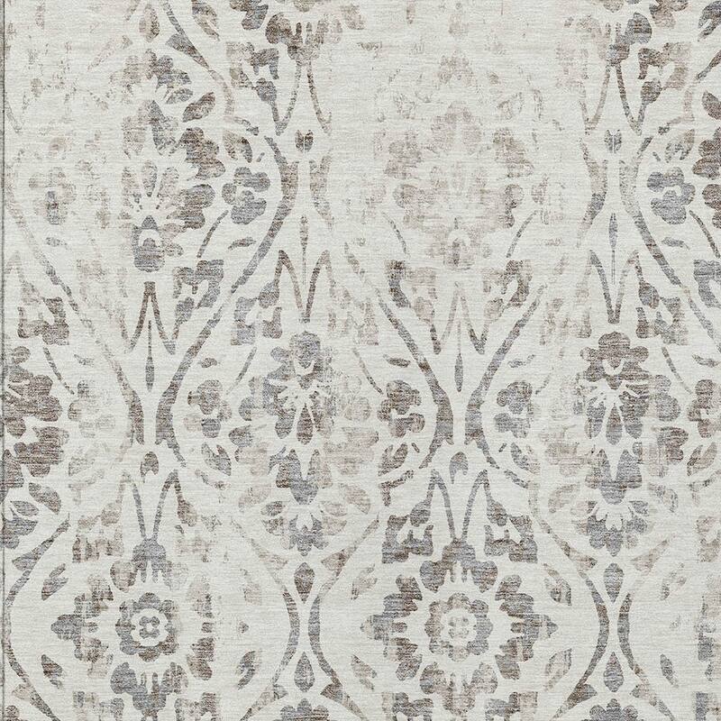 HomeRoots Floral Transitional Rectangle Outdoor Rug
