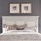 preview thumbnail 1 of 2, The Gray Barn Abbey Park Weathered Brown & Antique White King Panel Headboard Antique White - King