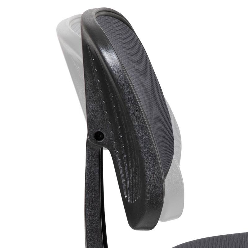 Mid-Back Mesh Swivel Task Office Chair with Pivot Back