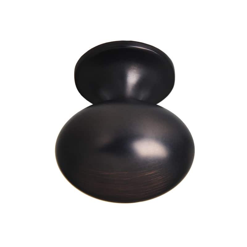Utopia Alley Danbury Oval Cabinet Ring Pull Knob - Vintage Cabinet Hardware with Hand Finished Oil Rubbed Bronze, 1.3"