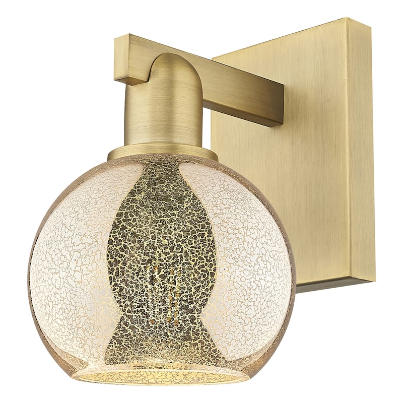 Innovations Lighting 716-1W-10-6 Athens Sconce Athens 10" Tall Wall - Brushed Brass / Mercury