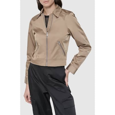 DKNY Sateen Trucker Jacket