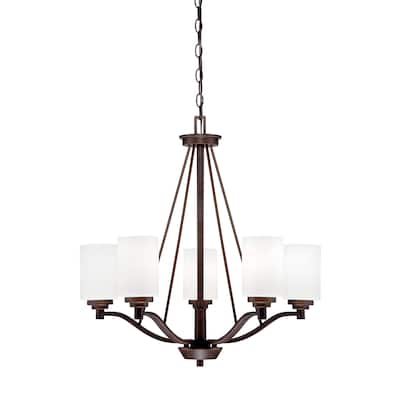 Durham Metal 5 Light Chandelier Ceiling Light