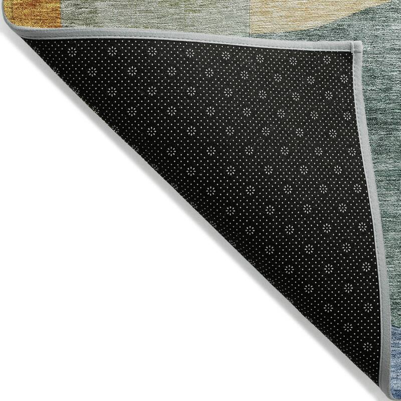 HomeRoots Abstract Transitional Rectangle Outdoor Rug