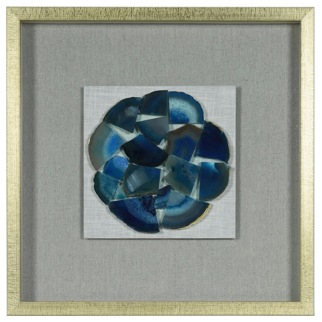 HUJI Shattered Agate Shadow Box Wall Decor