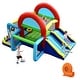preview thumbnail 1 of 5, Gymax Inflatable Bounce House Kids Bouncy Jumping Castle w/ Dual Green - Kids