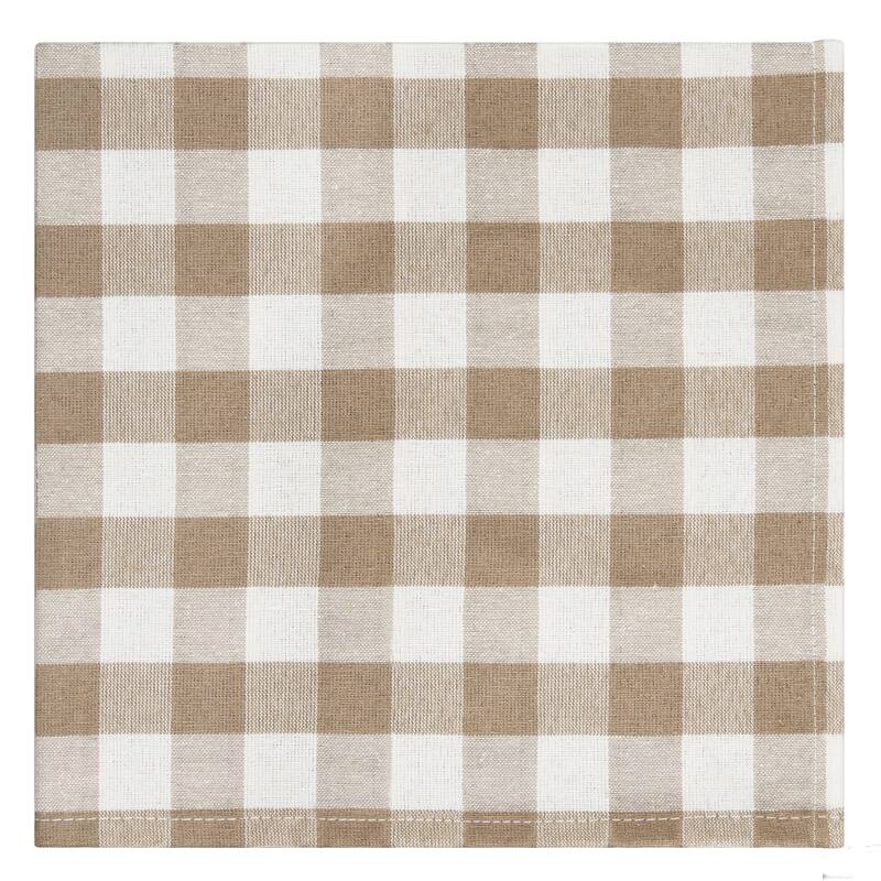 Buffalo Check Dinner Table Napkins - Set of Four