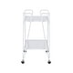 preview thumbnail 38 of 58, Rosa Mid-Century 2-Teir Rolling Metal Bar Cart
