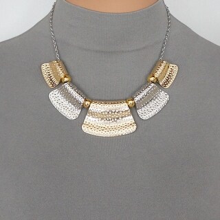 gold and silver necklace