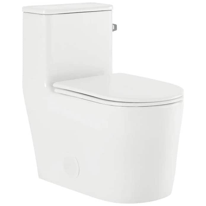 Swiss Madison SM-1T7802 Liberte 1.28 GPF One Piece Elongated Toilet - Glossy White