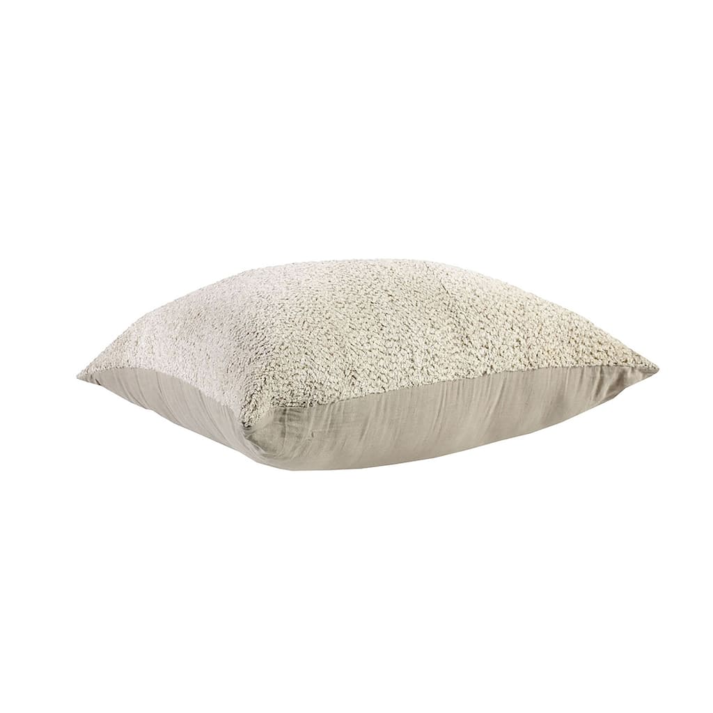 Villa by Classic Home Maris 36" Linen Blend Floor Cushion Pouf