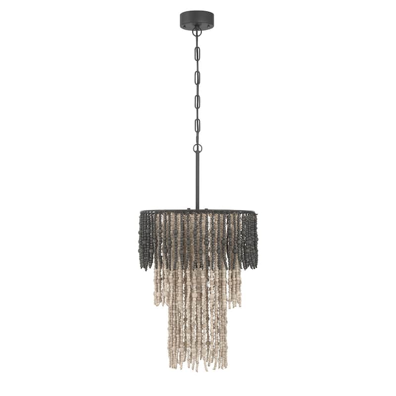 Beaded 3-Tier Chandelier
