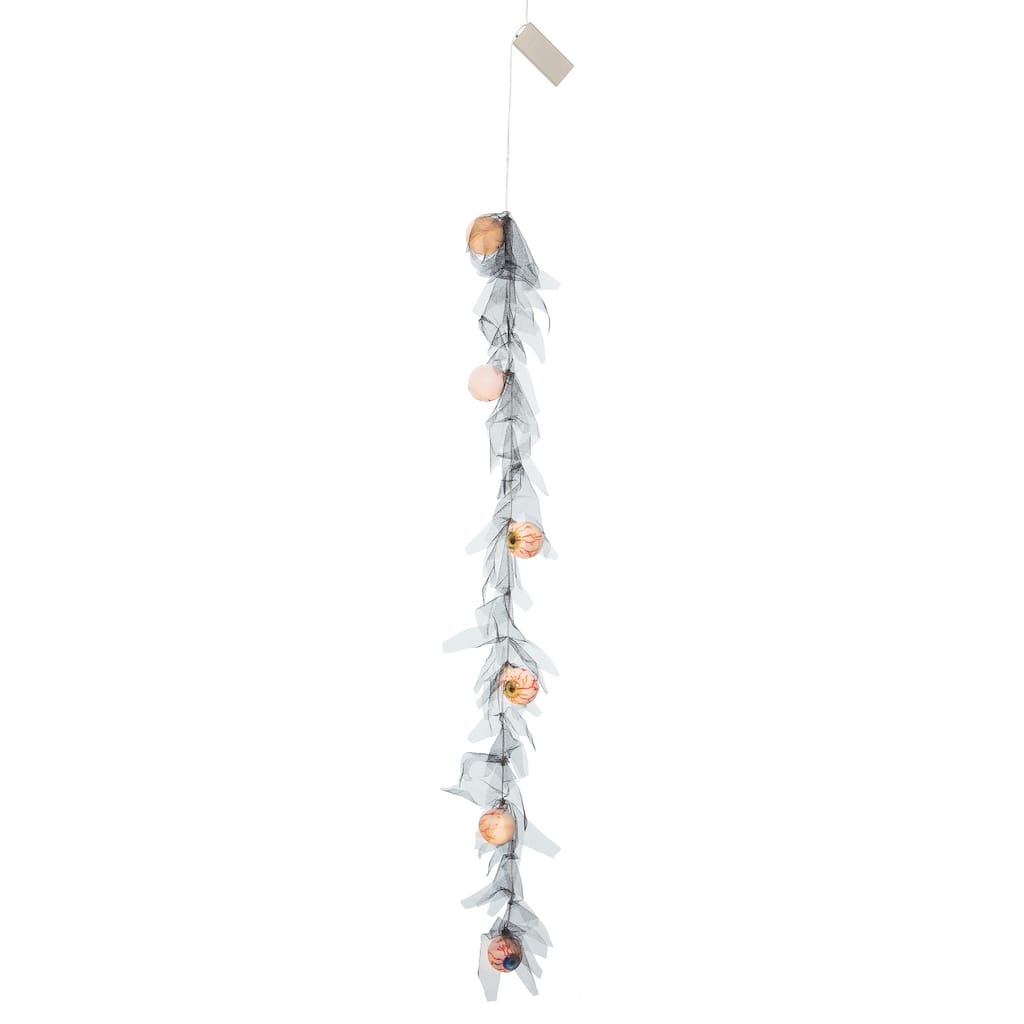 Halloween Lighted Up Eyes Garland