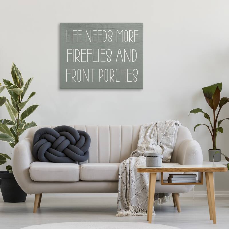 Stupell Fireflies & Front Porches Canvas Wall Art Design By Lil' Rue
