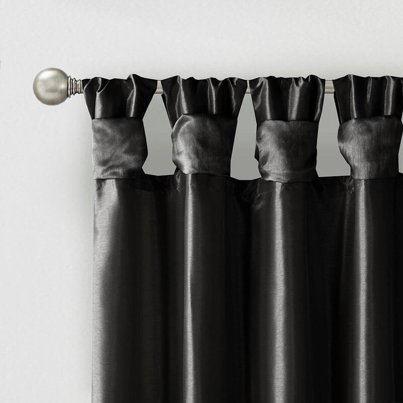 Twist Tab Total Blackout Window Curtain Panel