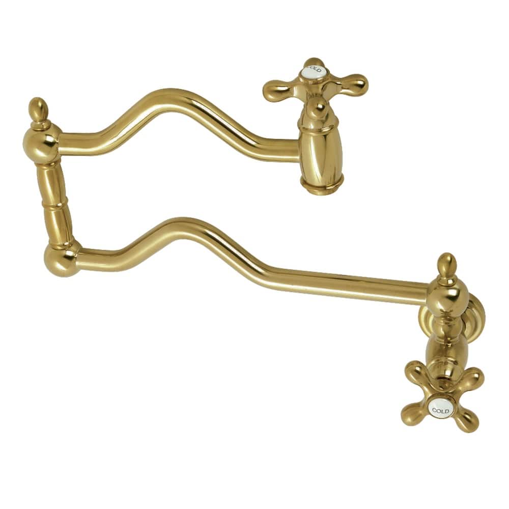 Heritage Wall Mount Pot Filler Kitchen Faucet