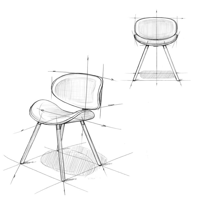 WYNDENHALL Avondale Mid Century Modern Dining Chair