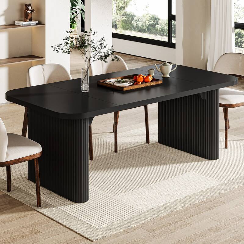 Wood Dining Table, Modern Kitchen Table, Dining Room Accent Table