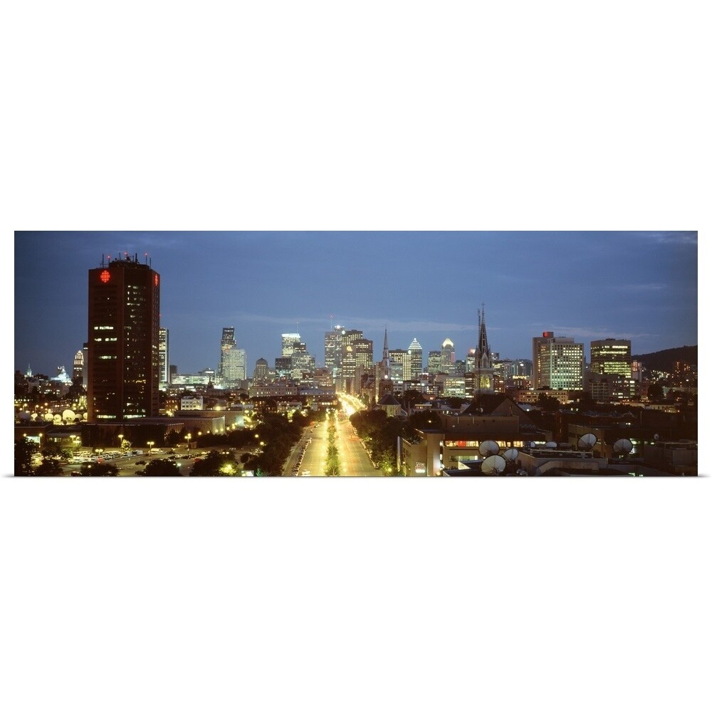 Shop Canada Quebec Montreal Poster Print Overstock 21226681