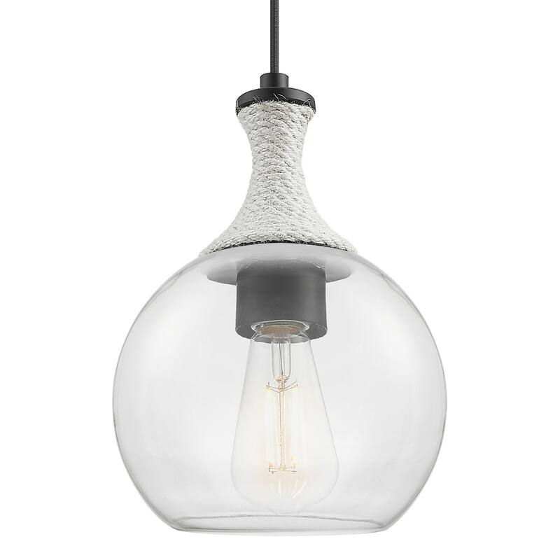 Innovations Lighting 415-1PR-G122-8 Astor 8" Wide Rope Detailed Cord - Matte Black