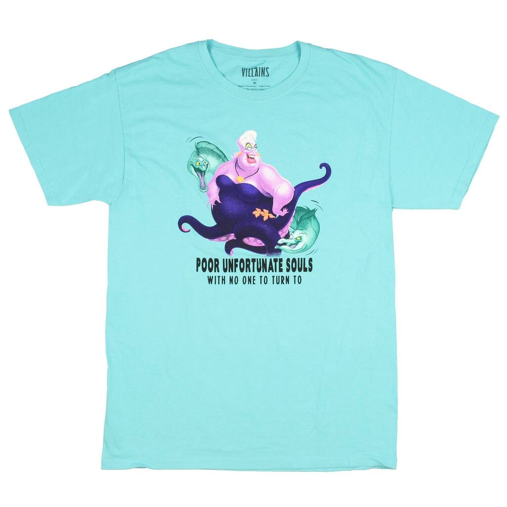 Disney Villains Men's Ursula Poor Unfortunate Souls T-Shirt
