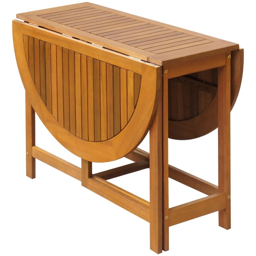 Vidaxl Outdoor Oval Drop Leaf Table Acacia Wood Overstock 28231754 Diy outdoor seating projects tutorials & free plans: vidaxl outdoor oval drop leaf table acacia wood