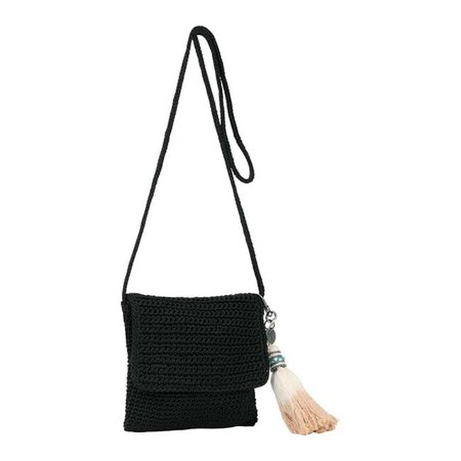 the sak black crochet bag