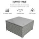 preview thumbnail 10 of 28, 3 Piece Patio Conversation Sets Outdoor Couch Patio Furniture Sectional Wicker Sofa Set